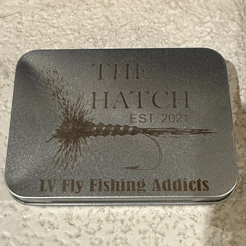 Hatch Fly Fishing Tin - Silver and Brown set of 3